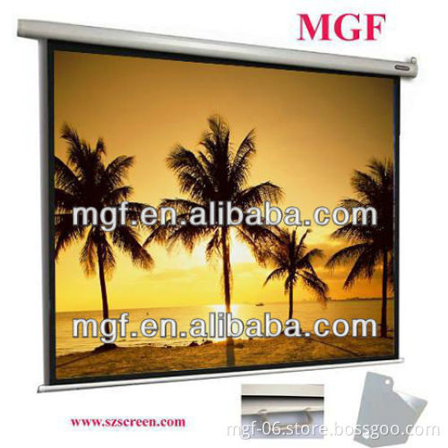 Manual Projector Screen with self lock Device /Matte White screen for Projector